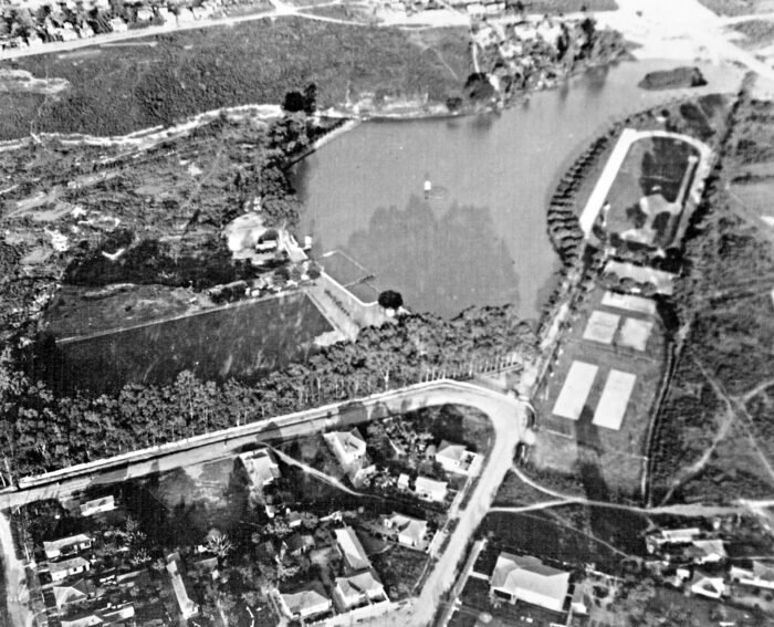 1953 Primeira foto aerea do Clube