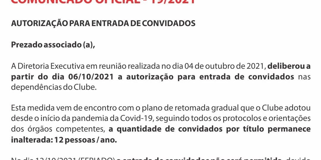 Entrada de convidados