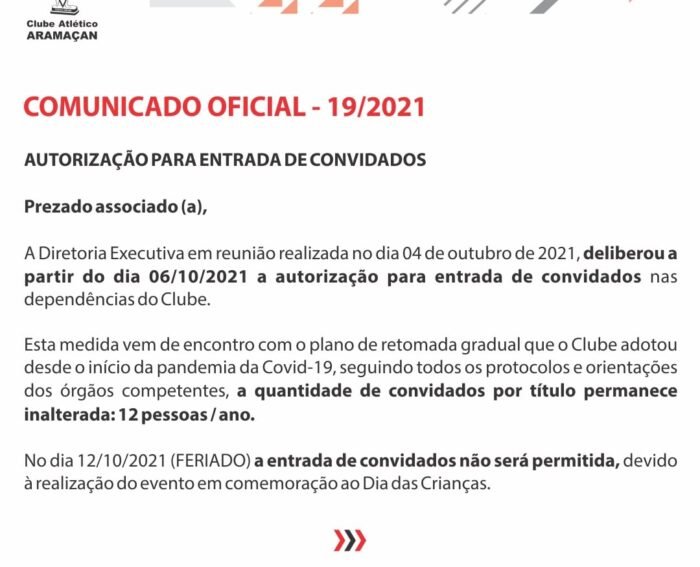 Entrada de convidados